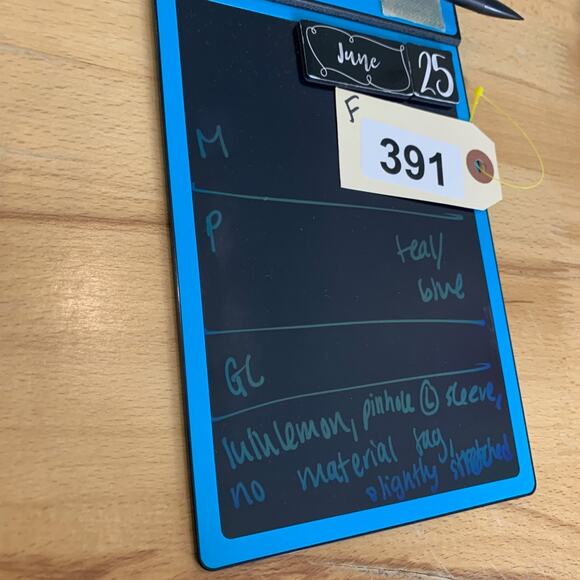 Lululemon Shirt Mens XL Extra Large Teal Blue Long Sleeve Activewear Workout Gym - Picture 12 of 13